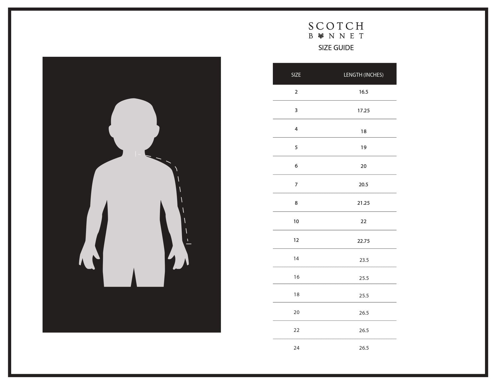 The Tun Stella (Scarf only starts at size 4)